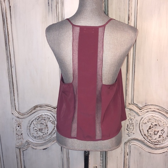Intimately Free People Sexy Spaghetti Strap T Back Muted Raspberry Cami Size SP - Picture 7 of 12